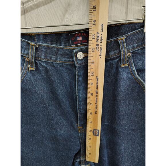 U.S. Polo Assn. Men's Blue Dark Wash Pockets Denim Straight Leg Jeans Size 36x32 - Picture 8 of 8